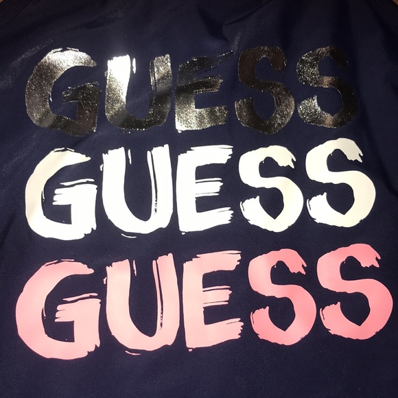 Girls Guess One Piece Swimsuit-Size 10/12-NWT - Picture 3 of 7